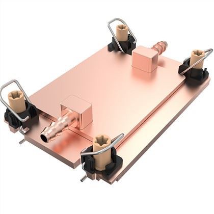 Vedeljahutusega külmplaadiserveri CPU jahutusradiaator